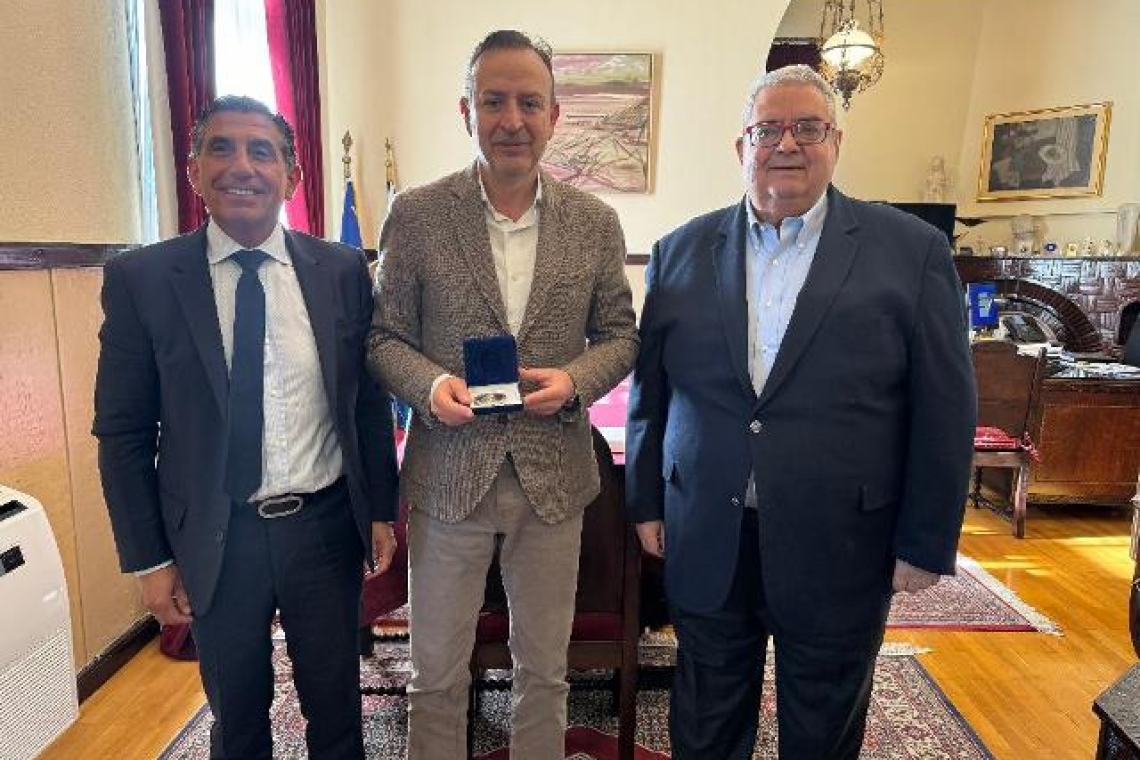 Συνάντηση Δημάρχου Ιωαννίνων με τον πρόεδρο και τον Γενικό Διευθυντή του Ιδρύματος της Ριζαρείου Εκκλησιαστικής Σχολής