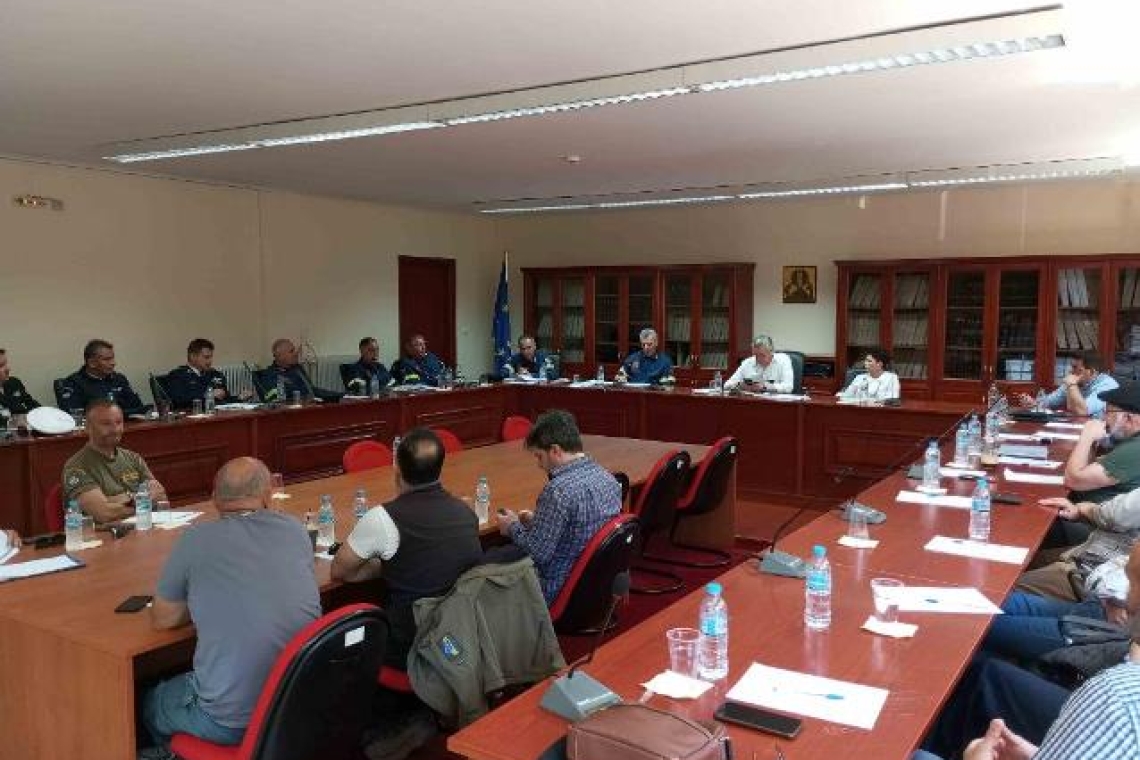 Συνεδρίασε το Συντονιστικό Όργανο Πολιτικής Προστασίας (ΣΟΠΠ) στην Περιφερειακή Ενότητα Θεσπρωτίας