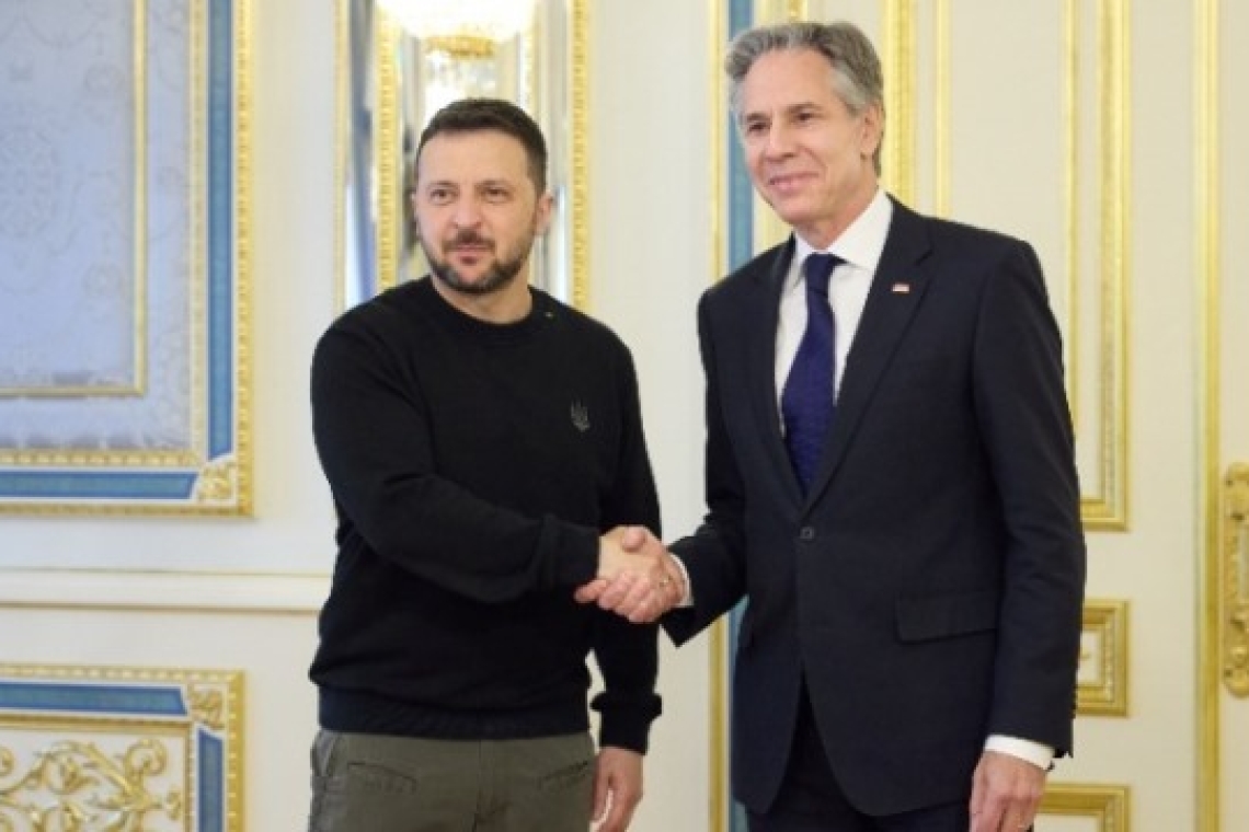 Α.Μπλίνκεν: Οι ΗΠΑ θα στηρίξουν την Ουκρανία έως ότου η ασφάλειά της είναι εγγυημένη απέναντι στη Ρωσία