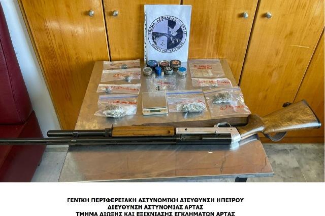 Άρτα: Συνελήφθησαν δύο ημεδαποί από το Τμήμα Δίωξης και Εξιχνίασης Εγκλημάτων Άρτας για διακίνηση ναρκωτικών 