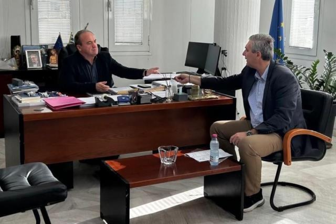 Συνάντηση του Χρ. Τσιρογιάννη με τον Δήμαρχο Ζηρού για τα αγροτικά ζητήματα