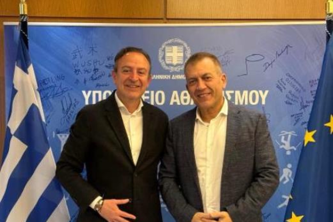 Σημαντικές επαφές του Δημάρχου Ιωαννίνων στην Αθήνα για χρηματοδότηση αθλητικών υποδομών και παιδικών χαρών